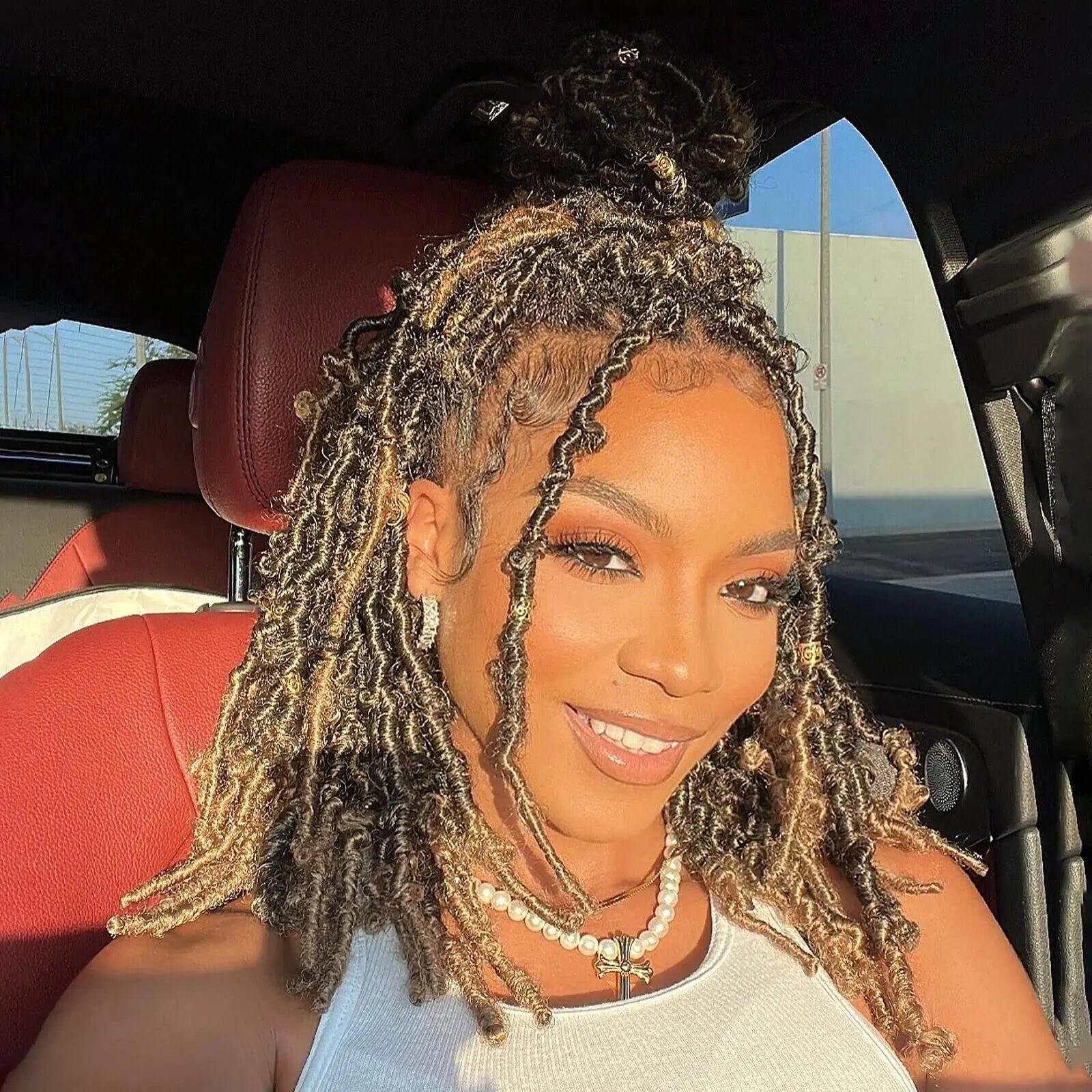 Toyotress Distressed Butterfly Locs Pre-twisted Distressed Synthetic Crochet Hair